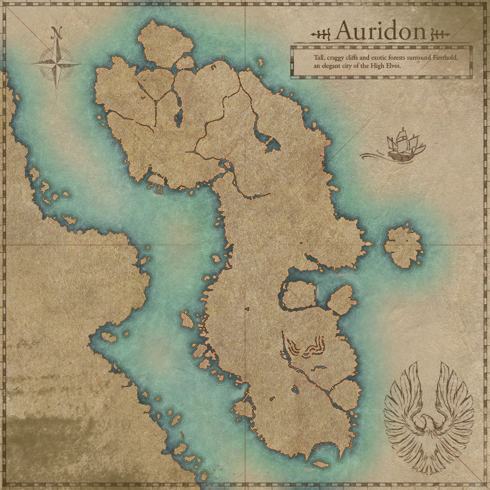Auridon Map Concept